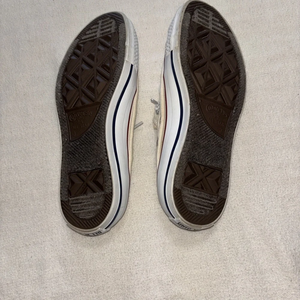 CONVERSE ALL STAR SHORELINE Slip-On White Sneakers‎ Shoe Size 5
